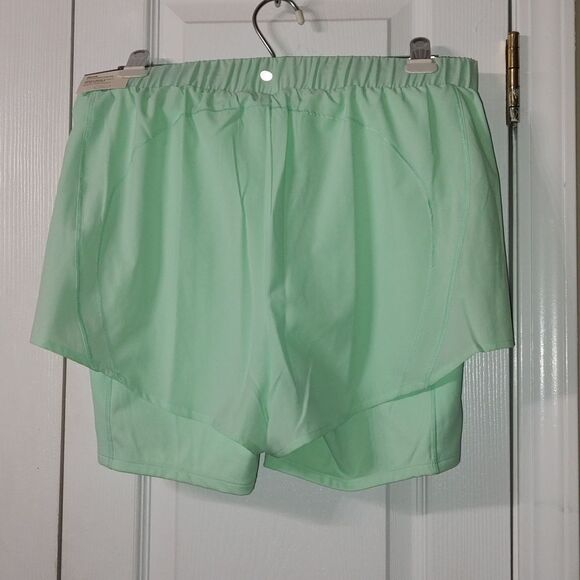 CALIA Women's 2-In-1 Ruched Running Shorts Sz XL NWT - Picture 2 of 11